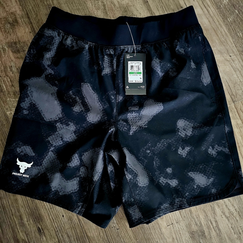Project rock under armor shorts nwt
